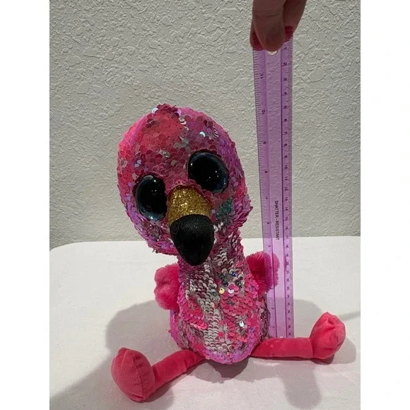 Ty Flippables‎ Pinky the Flamingo Plush Toy - Picture 5 of 5